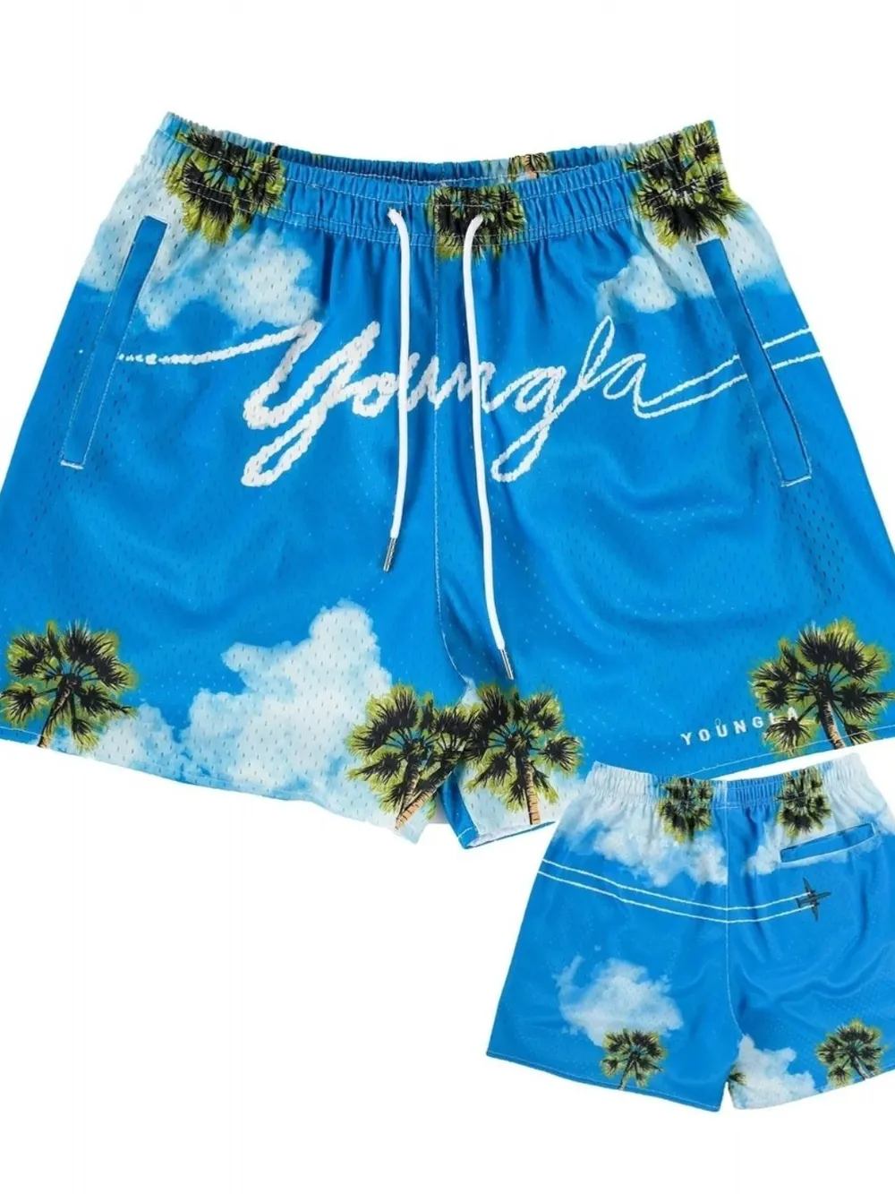Men's Plus Size Drawstring Printed Shorts, image 11