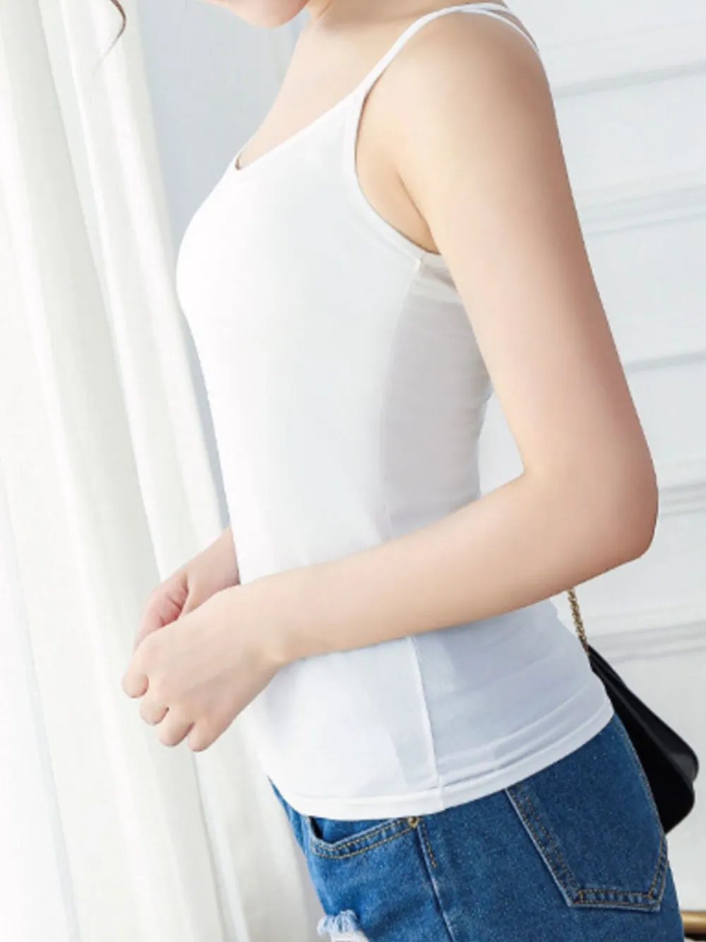 Scoop Neck Cami Top, image 4