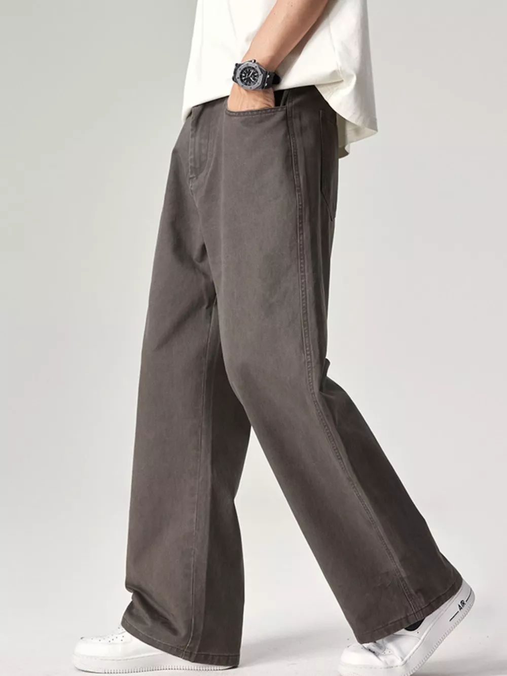 Men's Plus Size Wide Leg Pants, image 6