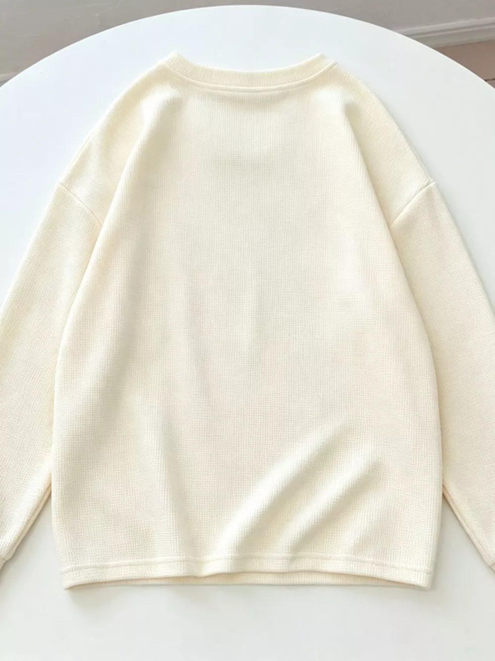 Crew Neck Long Sleeve Sweatshirt, image 6
