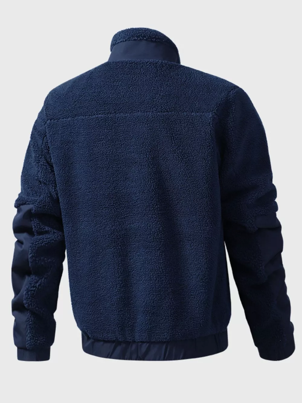 Men's Sherpa Fleece Zip-Up Jacket, image 5