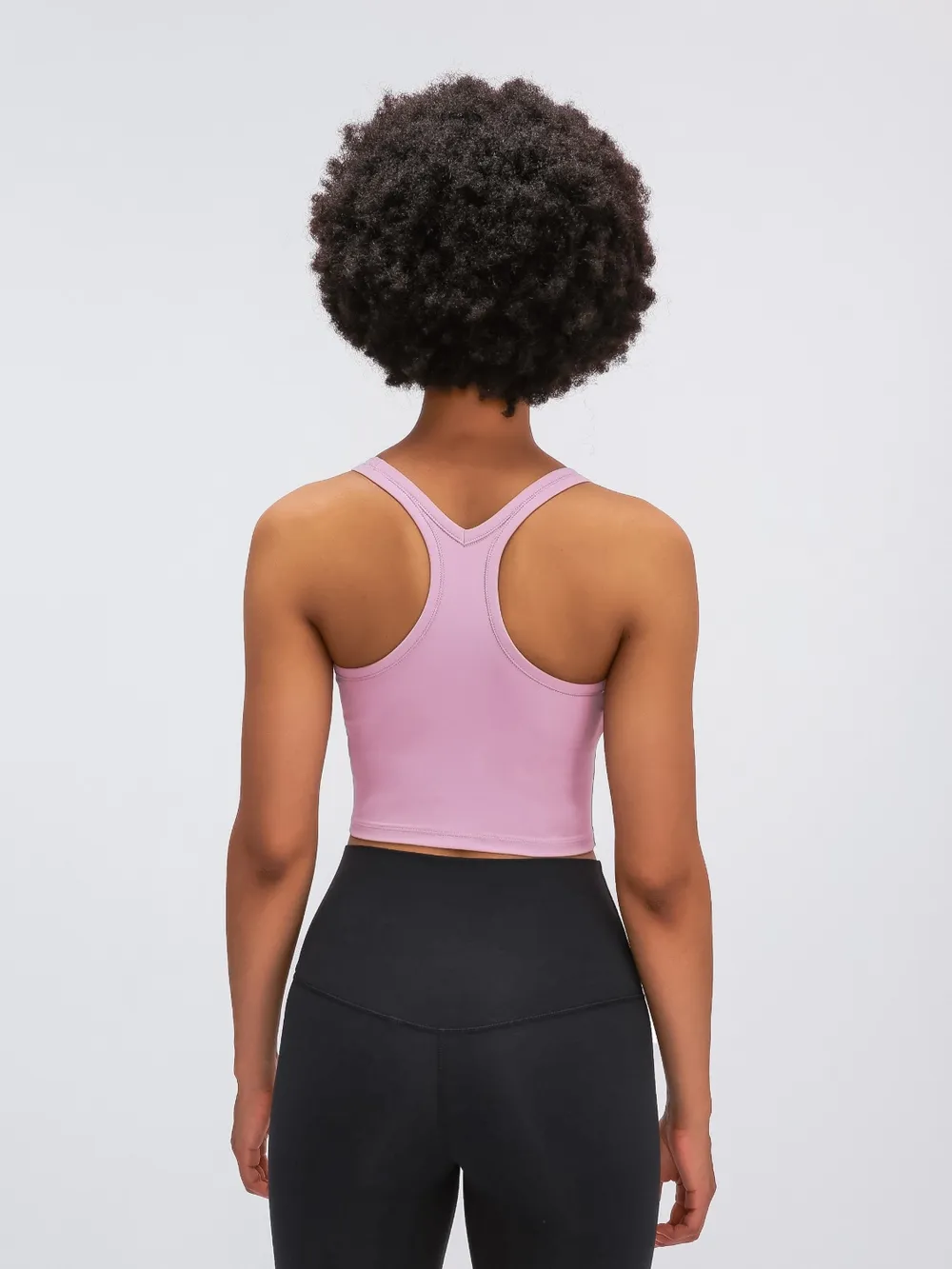Scoop Neck Active Tank with Detachable Chest Pads, image 3
