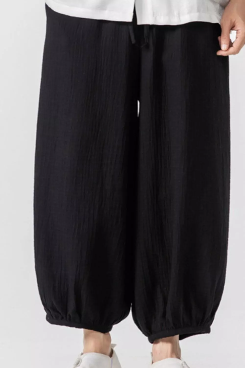 Men's Plus Size Loose Fit Harem Pants, image 2