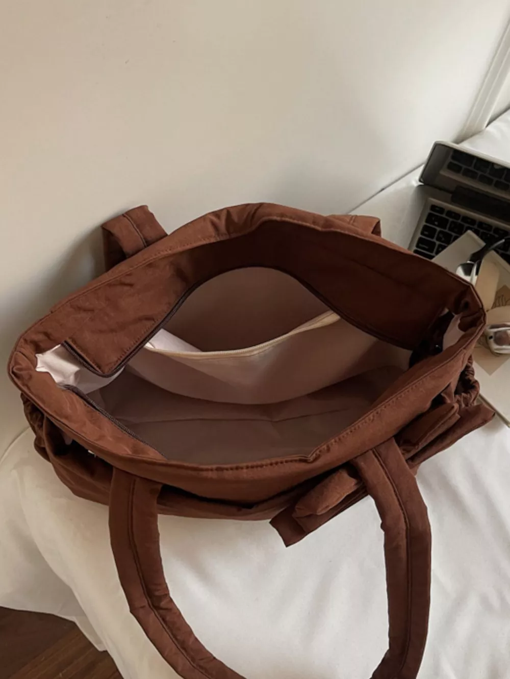 Bow Accent Tote Bag, image 2