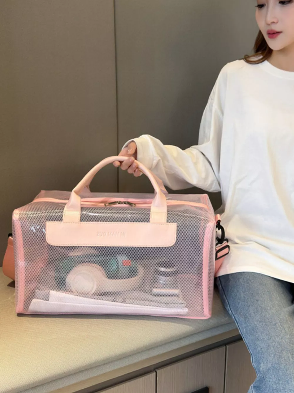 Transparent PVC Travel Bag, image 3