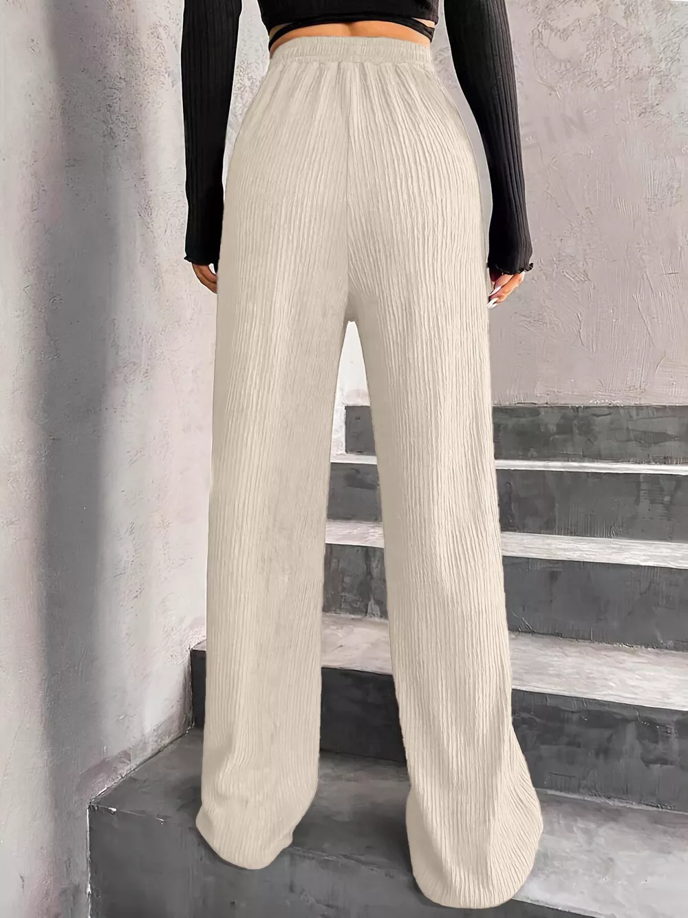 Drawstring Wide Leg Pants, image 24
