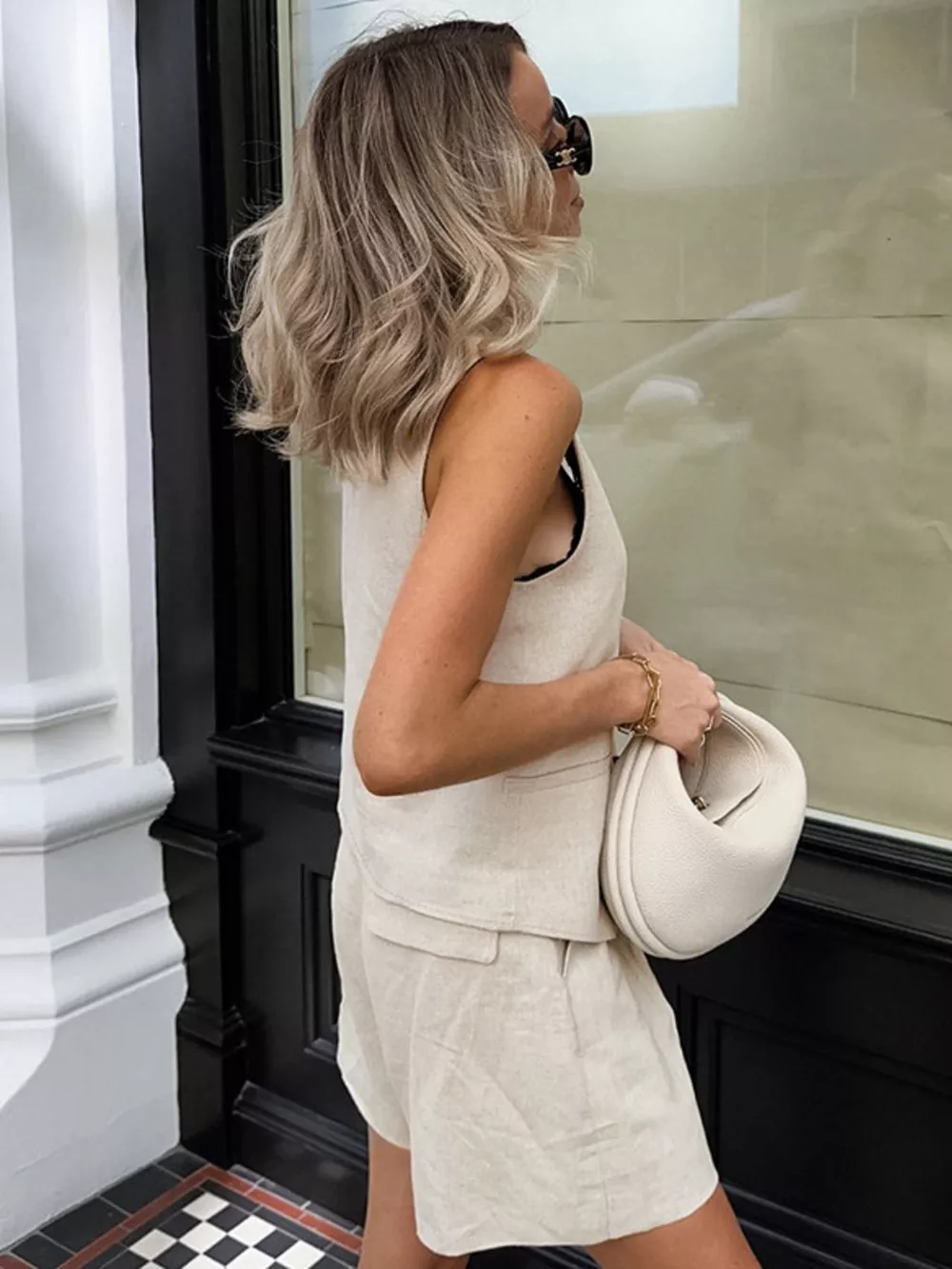 Button Up Vest and Shorts Set, image 6