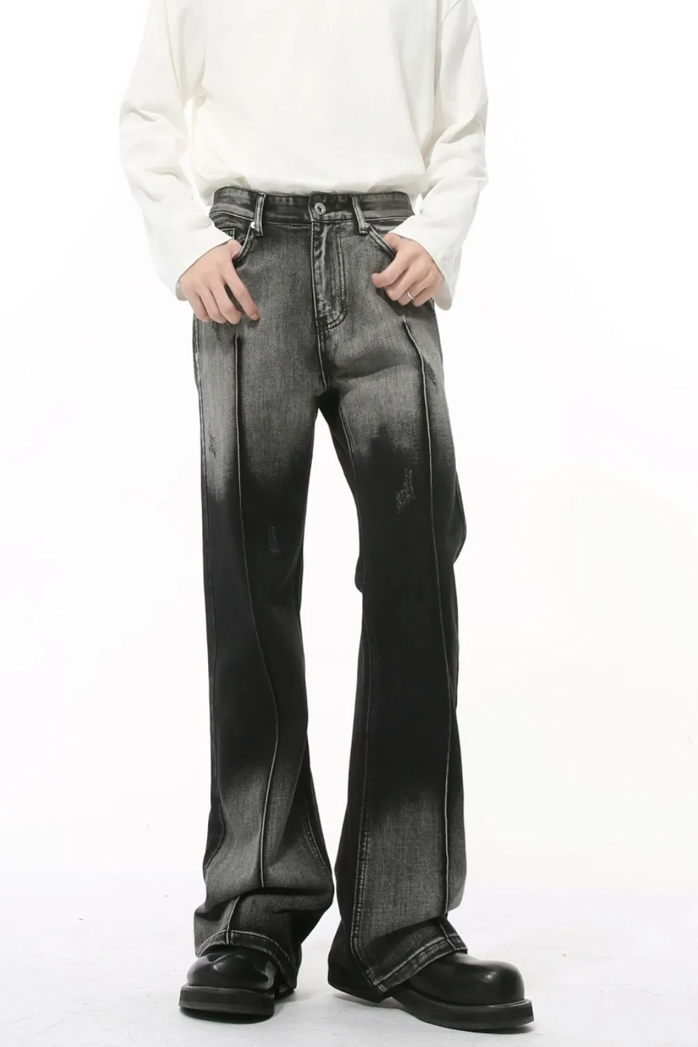 Pocketed High Waist Jeans, image 2