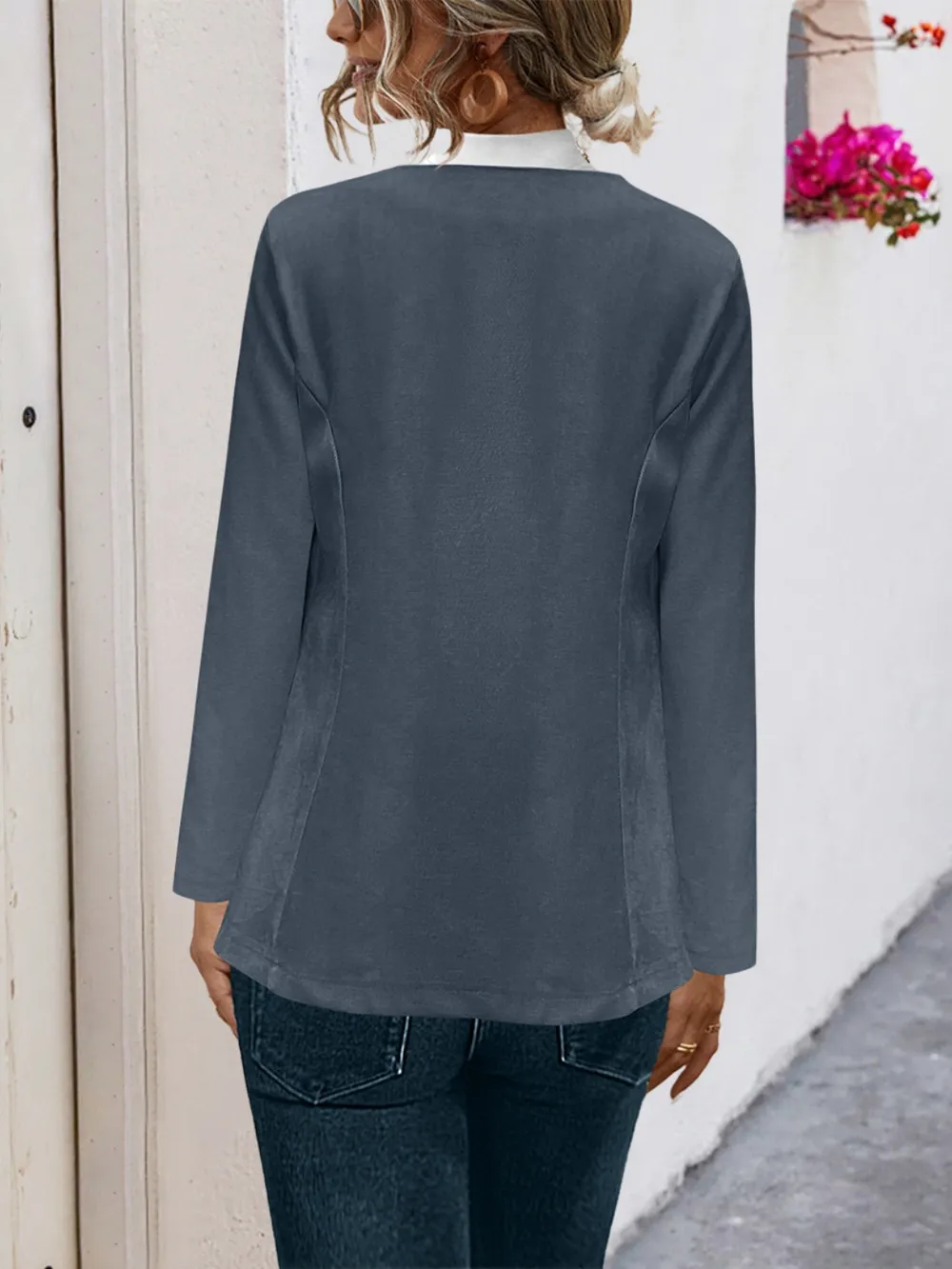 Open Front Long Sleeve Cardigan, image 4