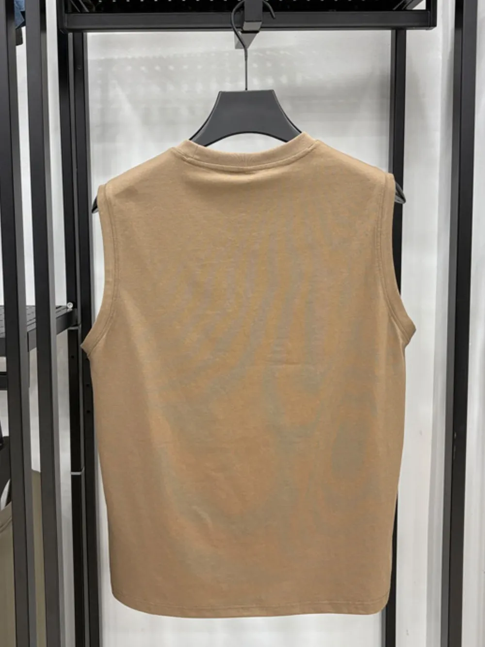 Men's Plus Size Round Neck Tank, image 3