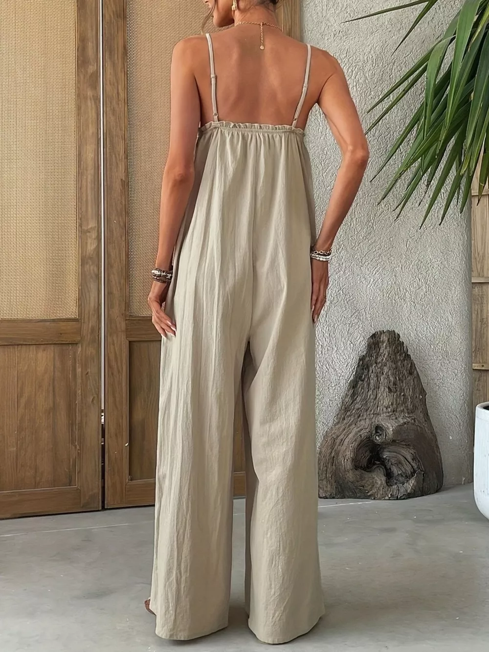 Sleeveless Wide Leg Casual Jumpsuit, image 5
