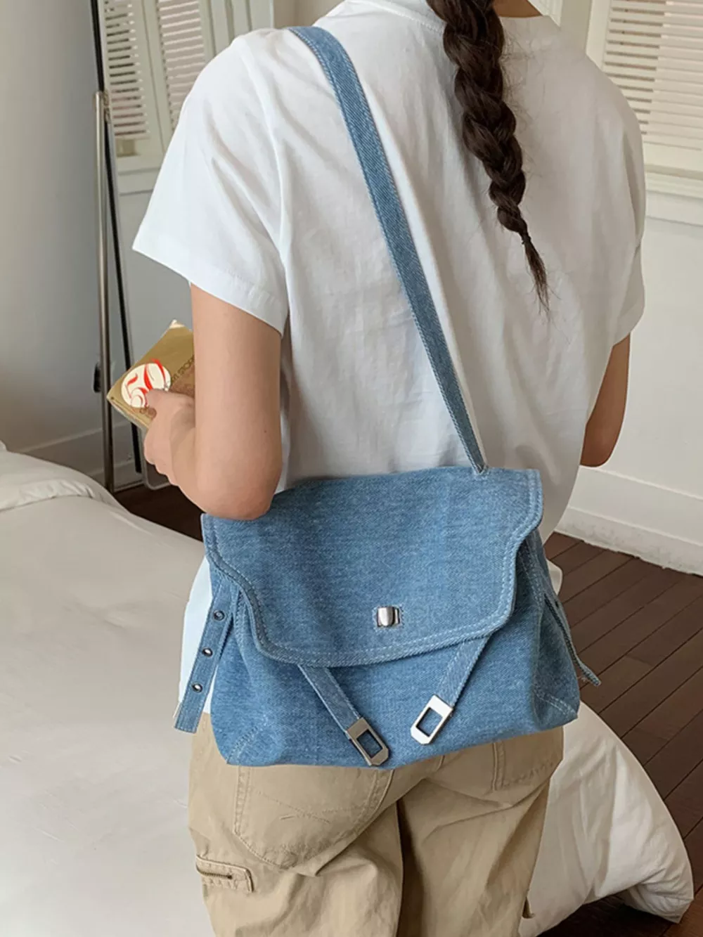 Causal Flap Crossbody Bag, image 7