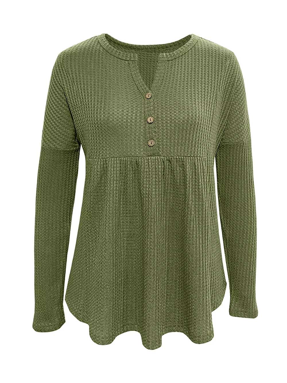 Textured Long Sleeve Peplum Top, image 7