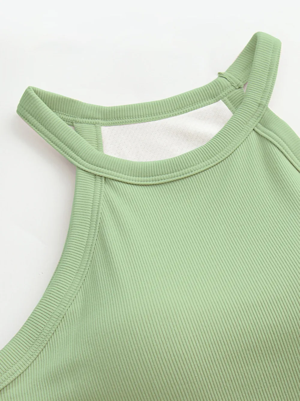 Grecian Neck Tank With Chest Pads, image 3