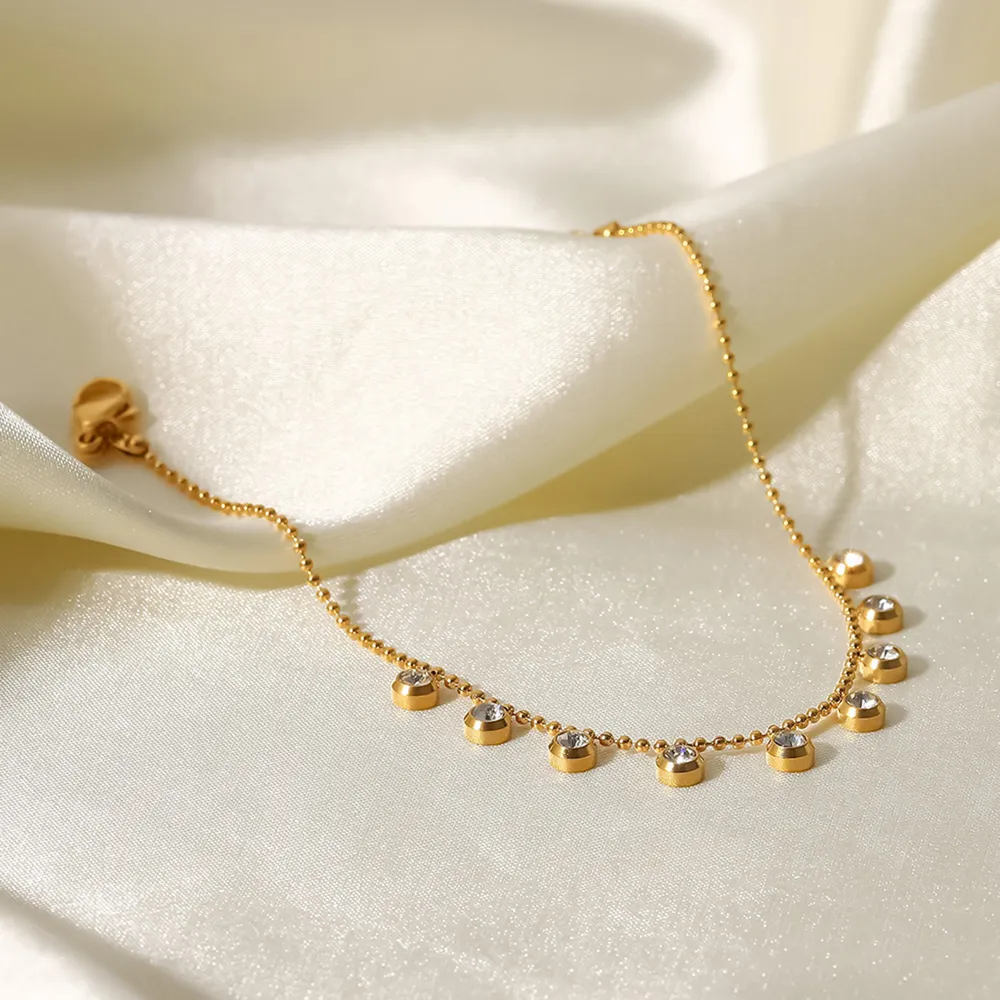 Zircon 18K Gold-Plated Necklace, image 4