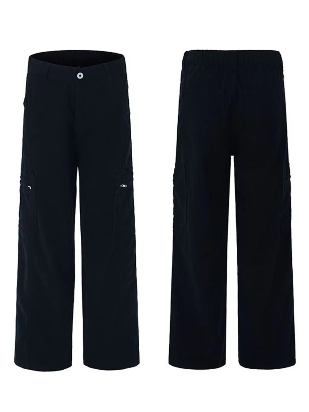 Men's Wide Leg Cargo Pants with Multi Pockets, image 6