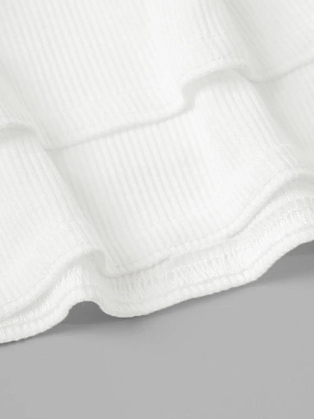 Ruched Layered Mini Skirt, image 5