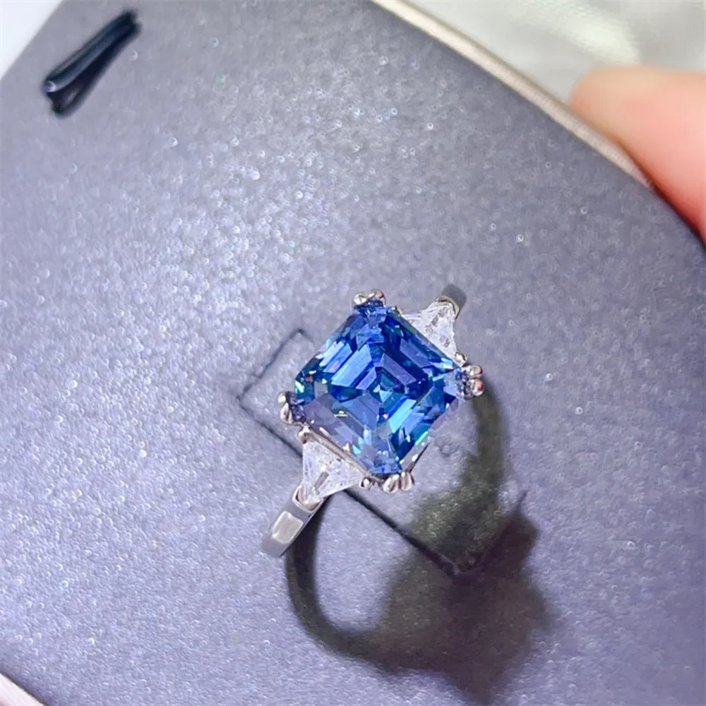 3 Carat Moissanite 925 Sterling Silver Ring, image 3