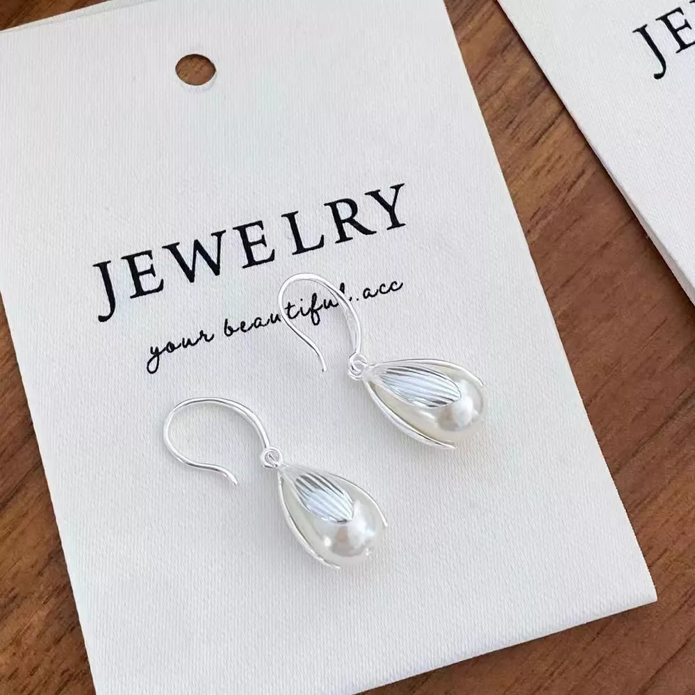 925 Sterling Silver Drop Earrings, image 4