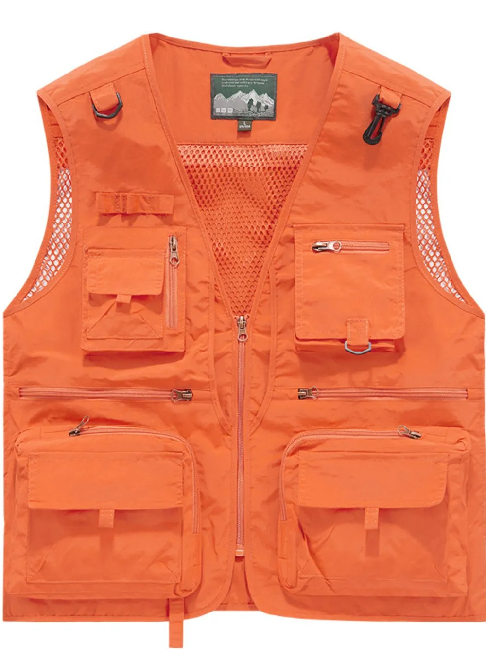 Men's Full Size Zip Up Vest with Pockets Plus Size, image 12