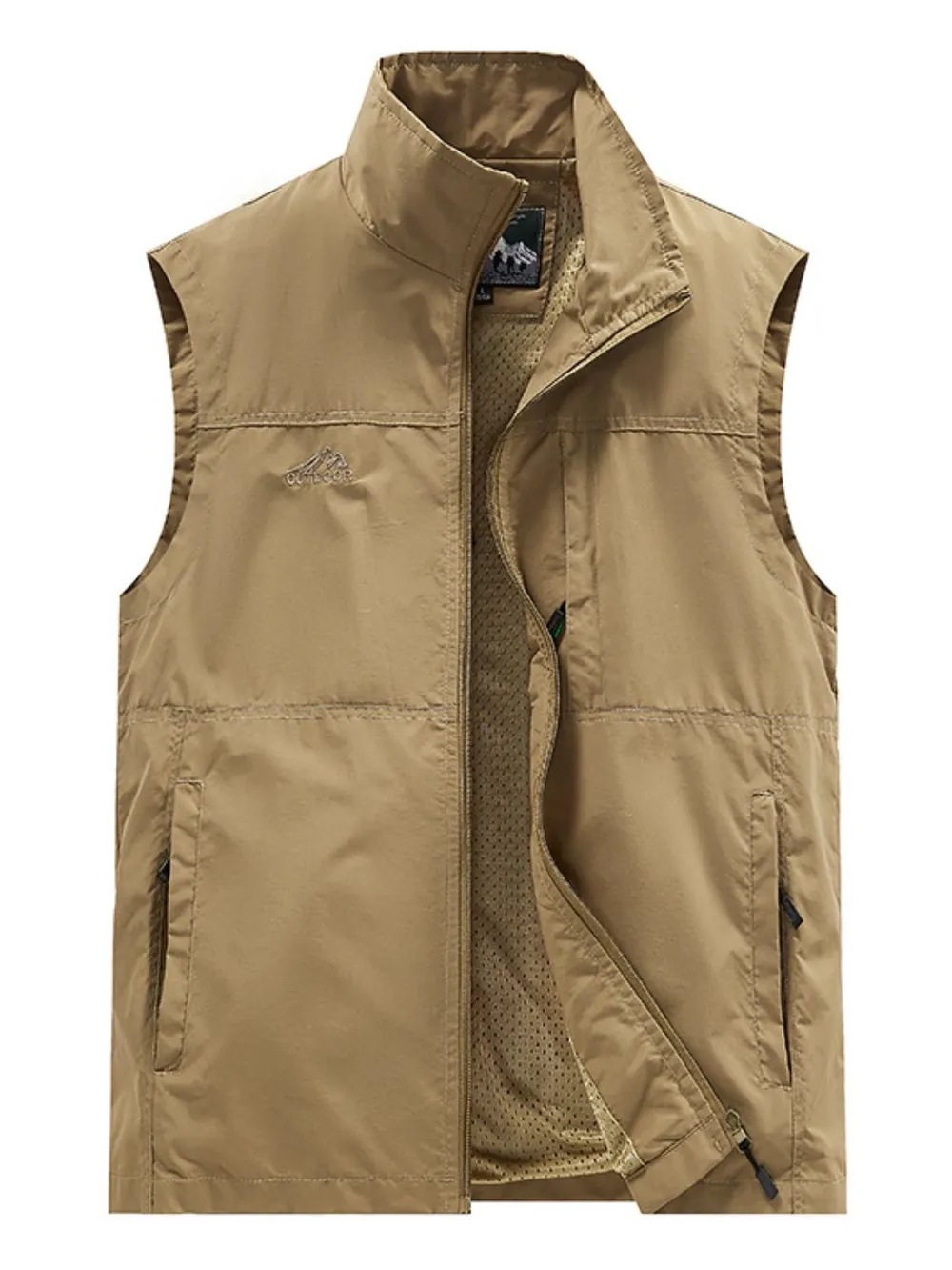 Men's Plus Size Zip Up Vest, image 7