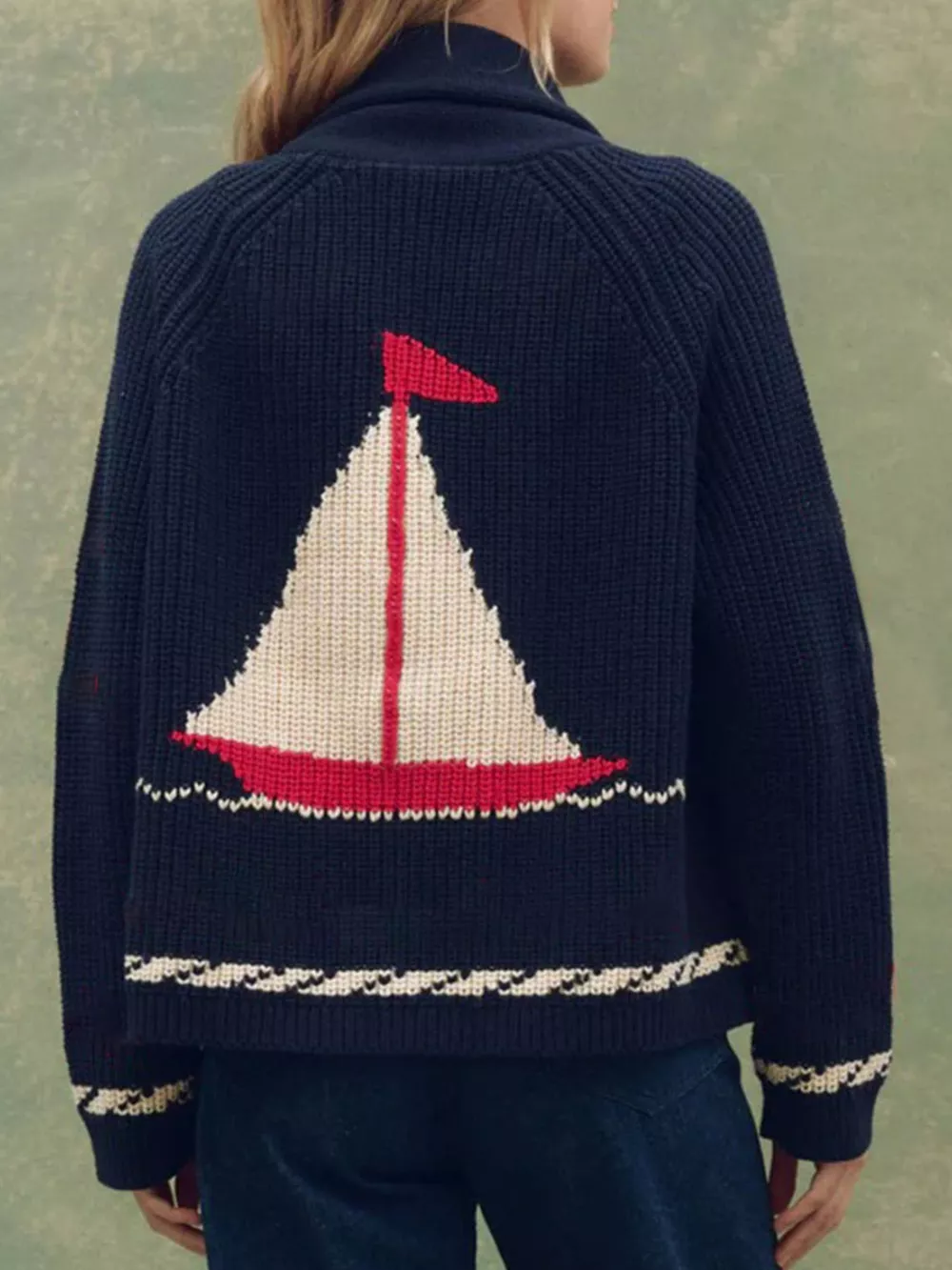 Open Front Long Sleeve Cardigan, image 2
