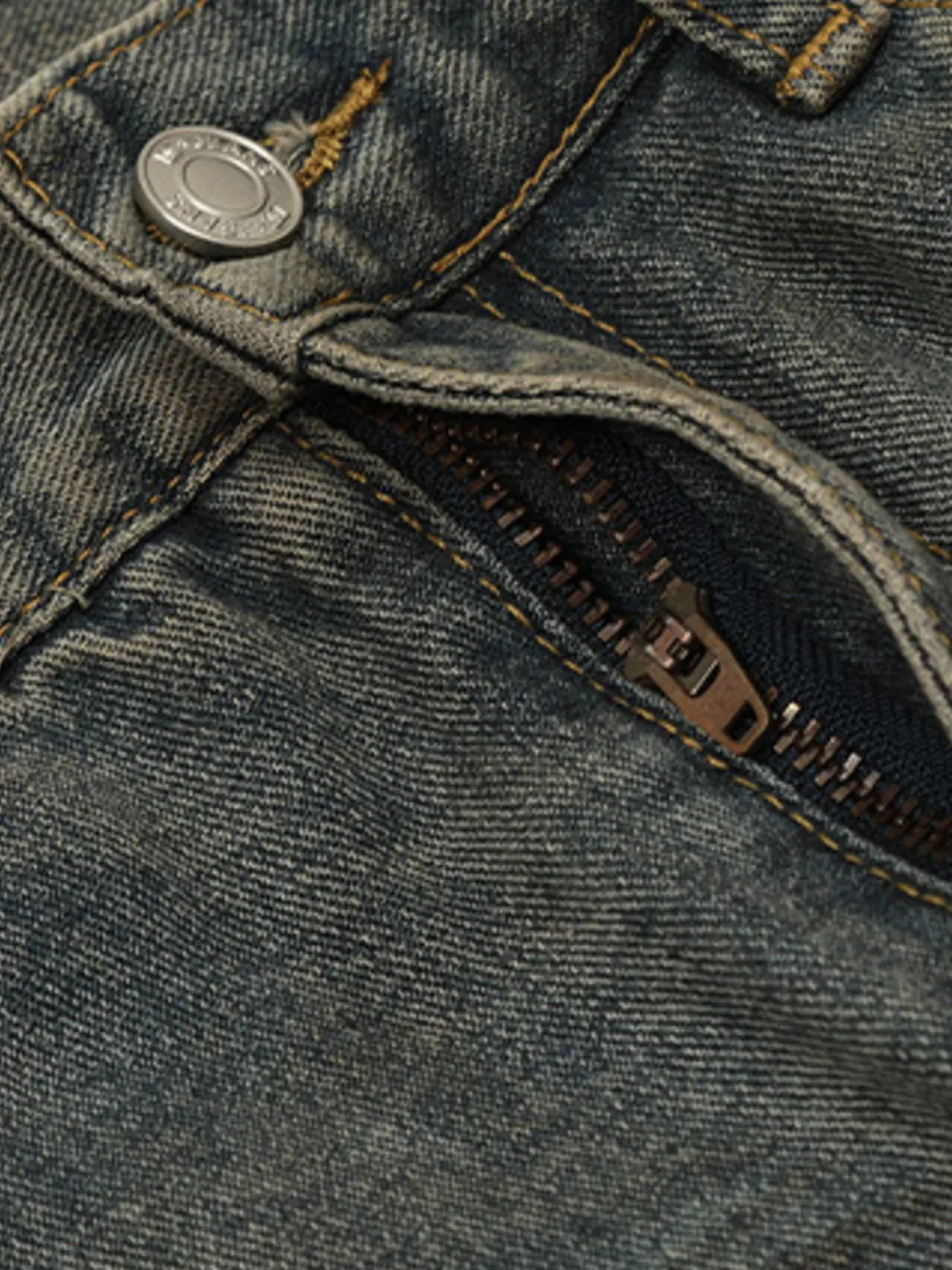 Men's Washed Loose Fit Jeans, image 8