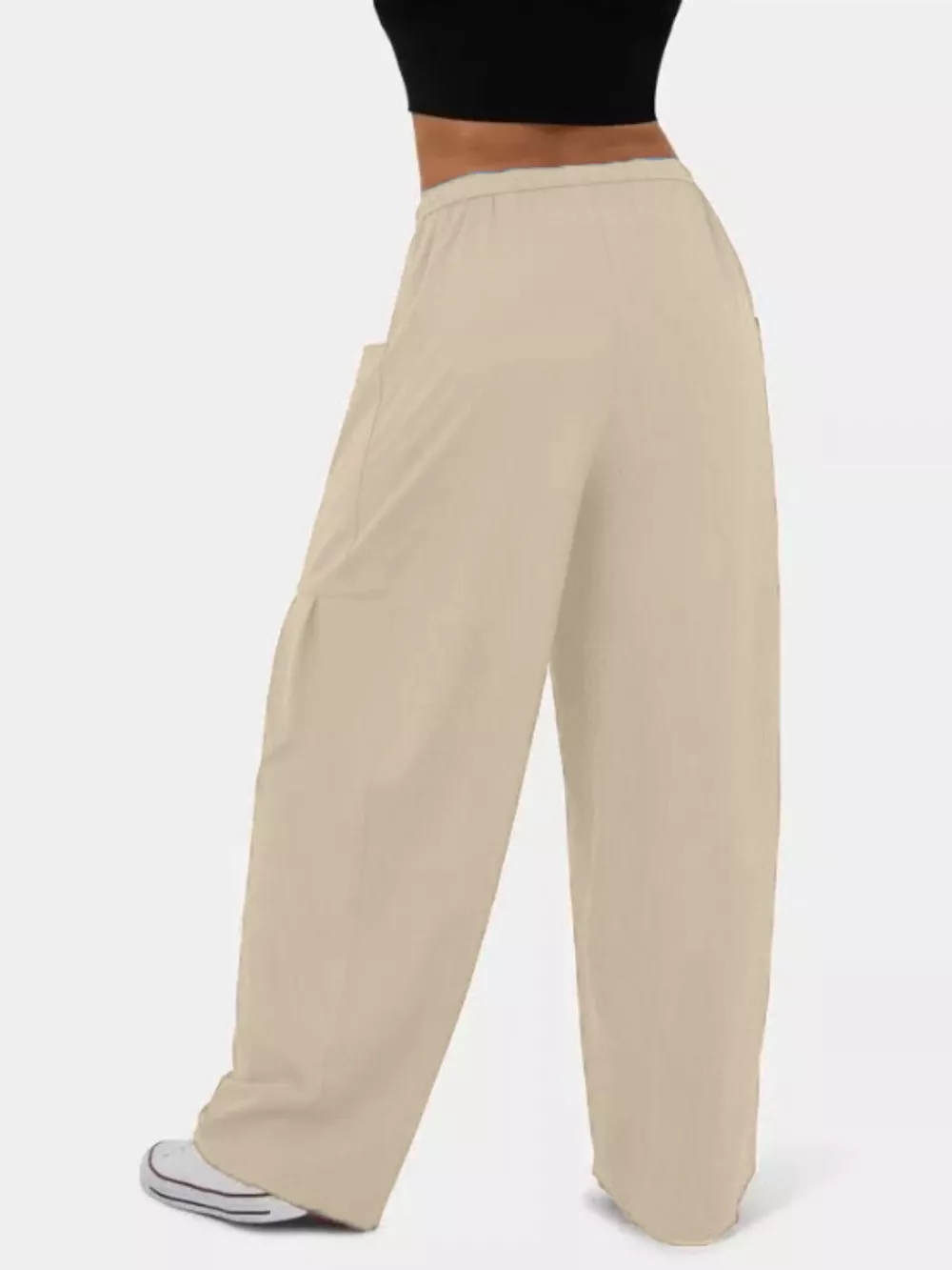 Relaxed Fit Drawstring Pants, image 12