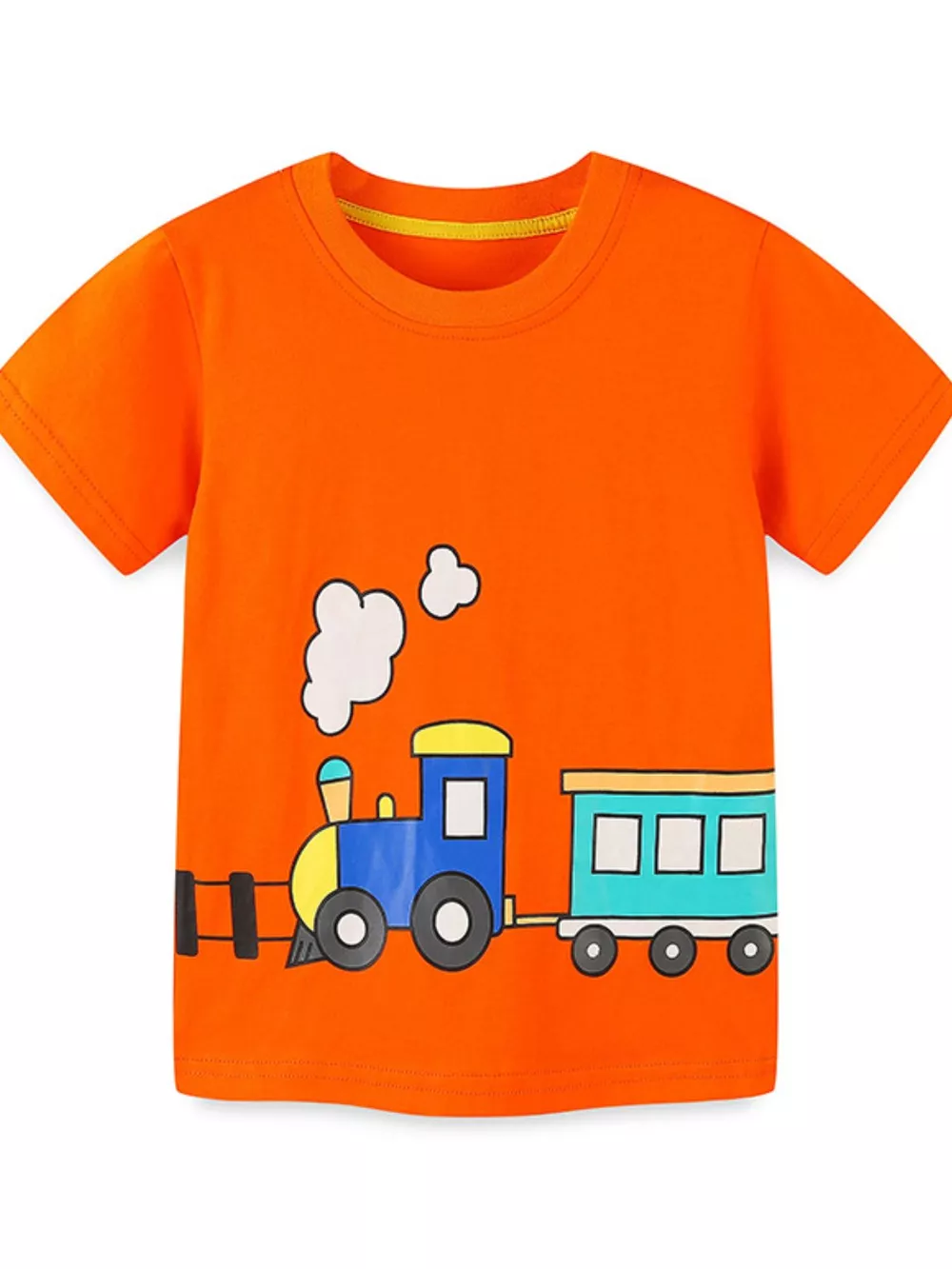 Children's Train Print T-Shirt and Shorts Set, image 2