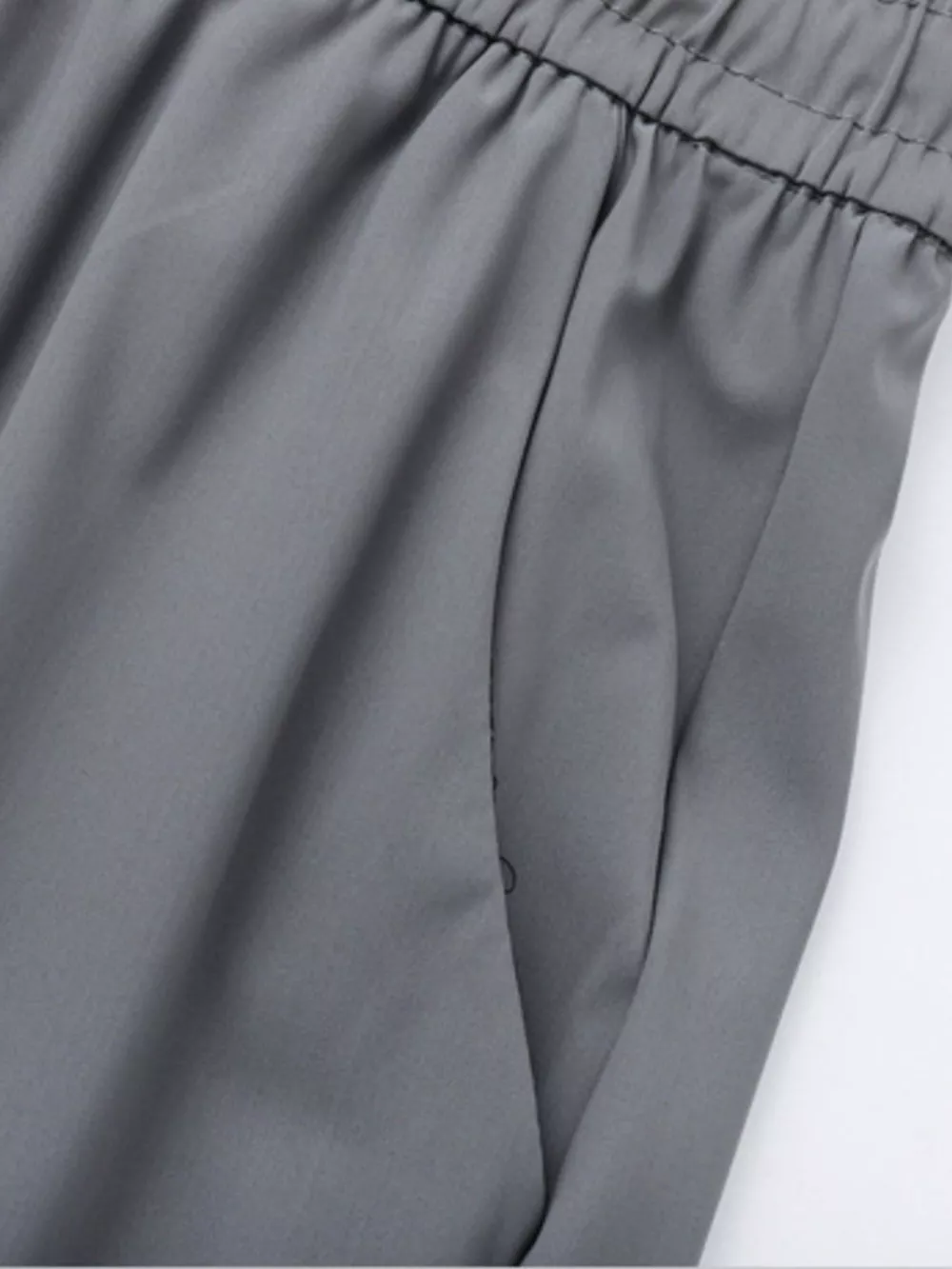 Men's Plus Size Casual Drawstring Wide-Leg Pants, image 4