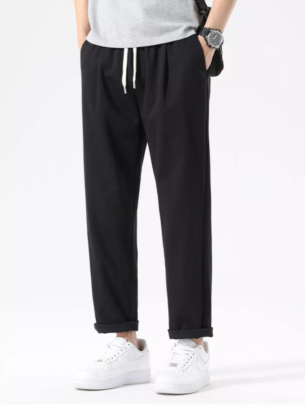 Men's Plus Size Casual Drawstring Pants
