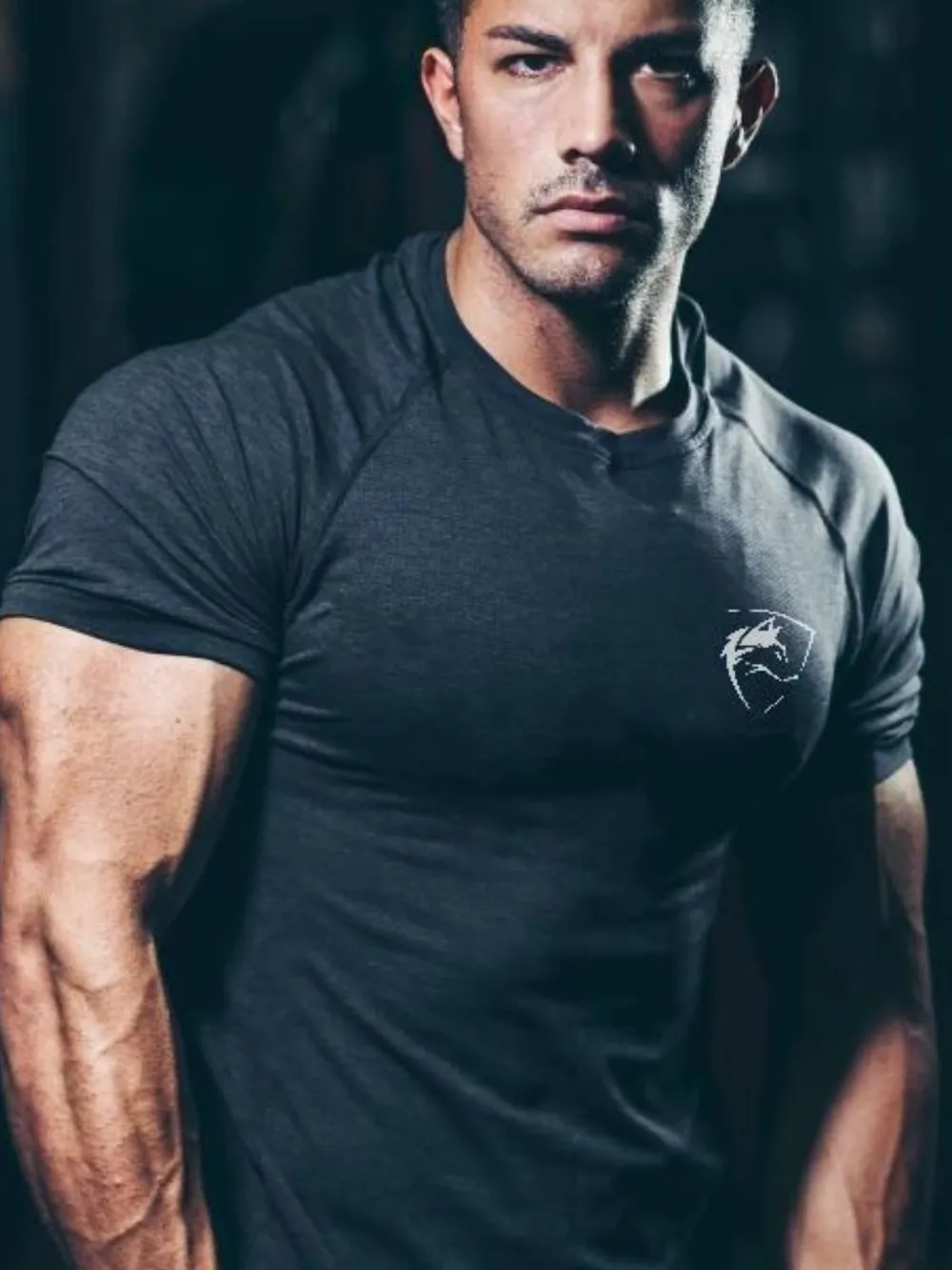 Men's Plus Size Round Neck Short Sleeve T-Shirt, image 3