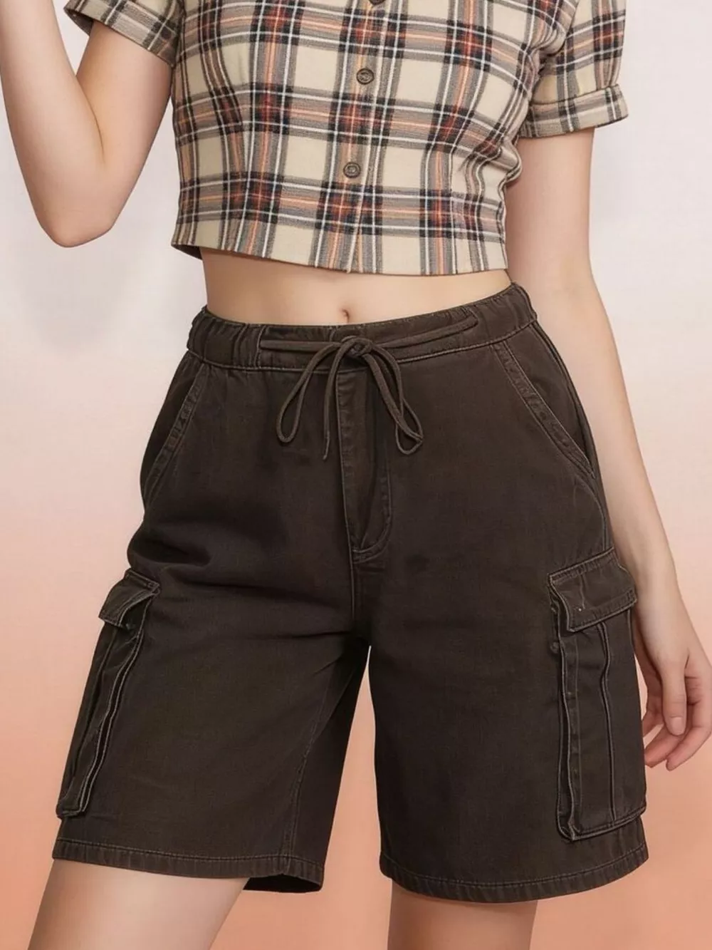 Cargo Shorts with Drawstring, image 9