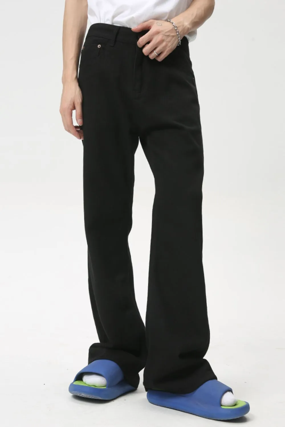 Mid Rise Jeans with Pockets, image 3