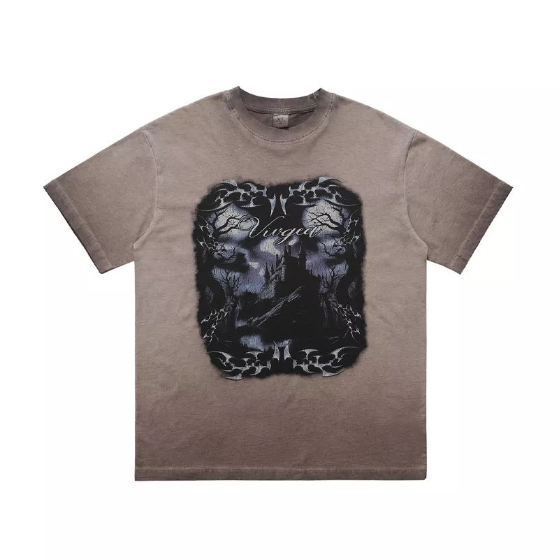 Men's Vintage Washed Graphic Oversized T-Shirt, image 3