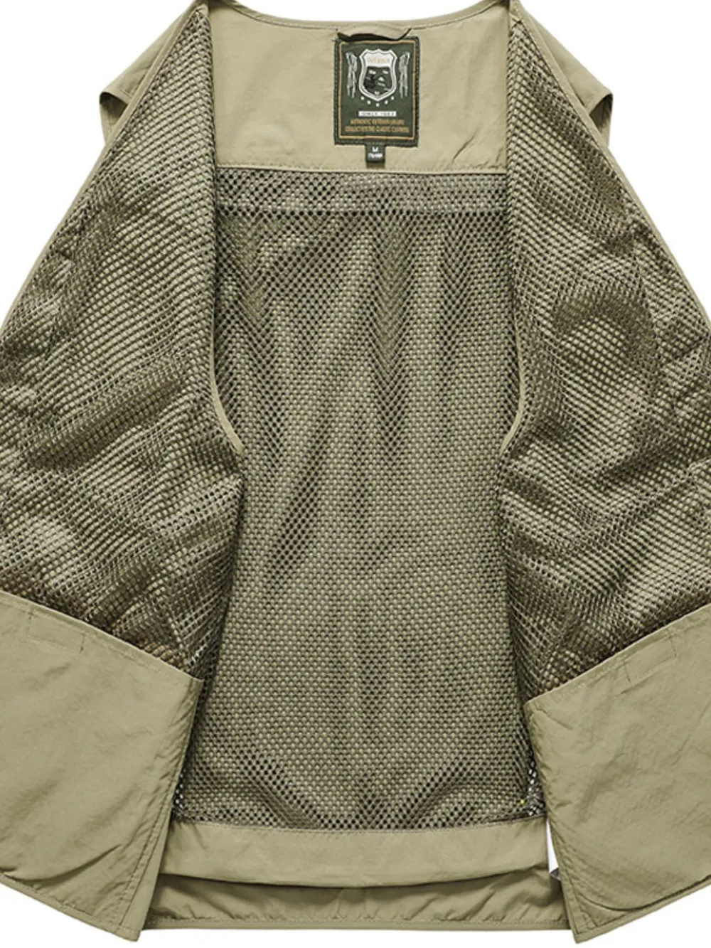 Men's Full Size Zip Up Vest with Pockets Plus Size, image 3