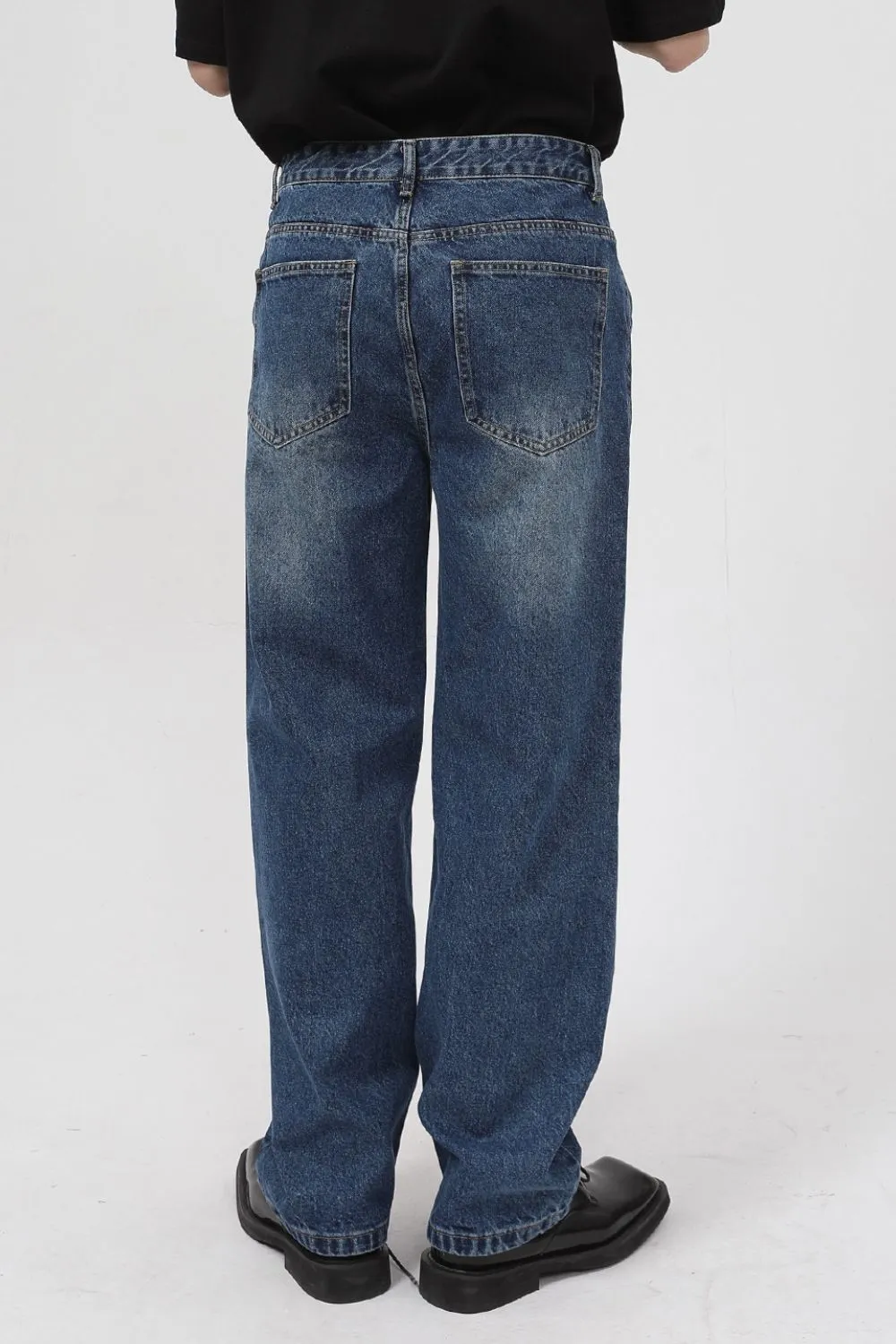 Mid Rise Baggy Jeans with Pockets, image 4