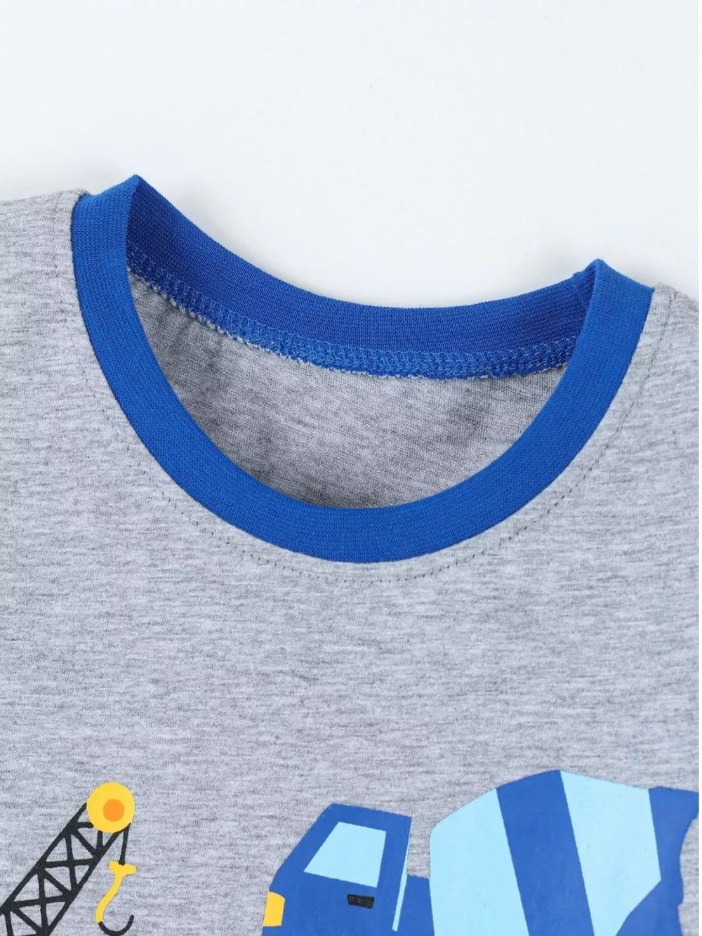 Children's Construction Vehicle Tee and Shorts Set, image 3
