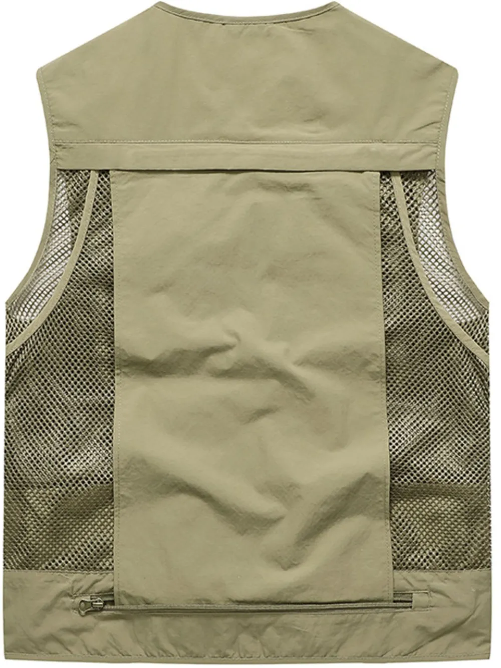Men's Full Size Zip Up Vest with Pockets Plus Size, image 4