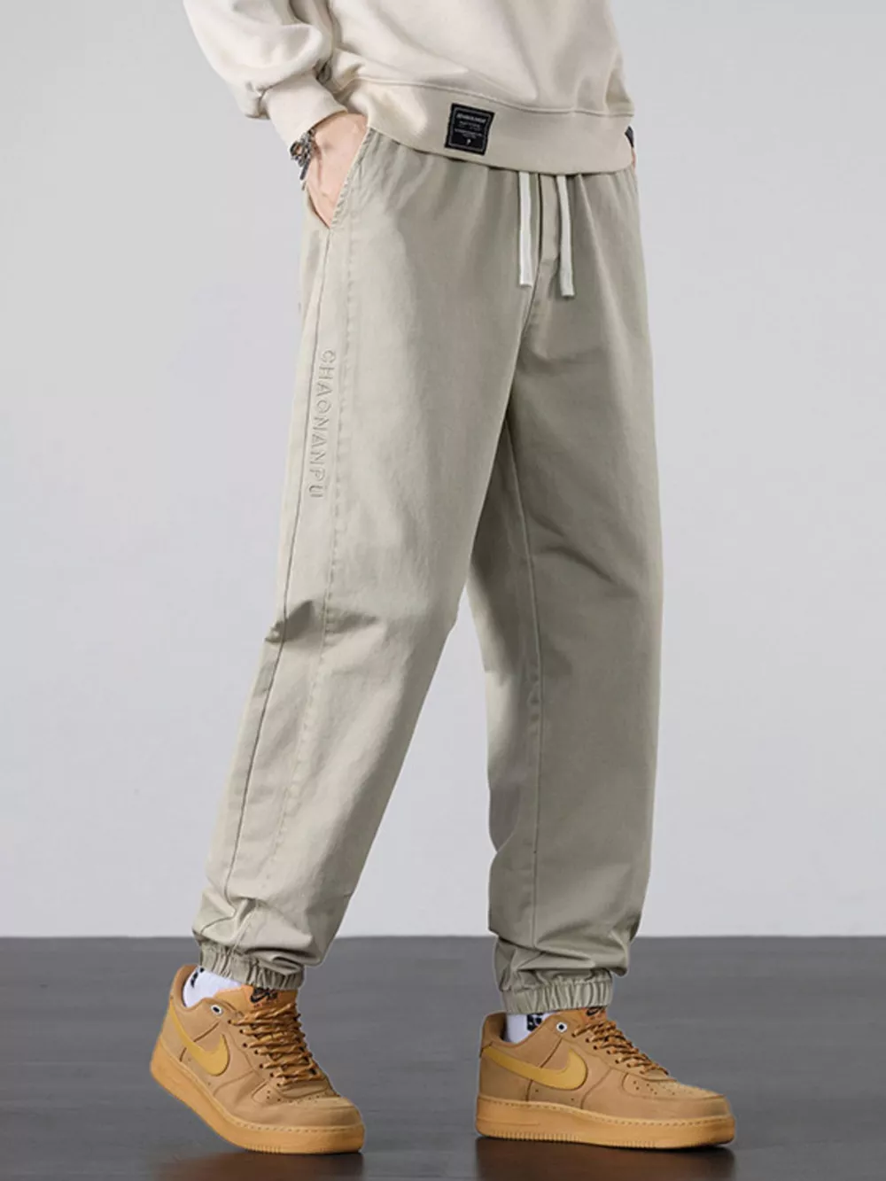 Men's Plus Size Casual Loose Fit Joggers, image 7