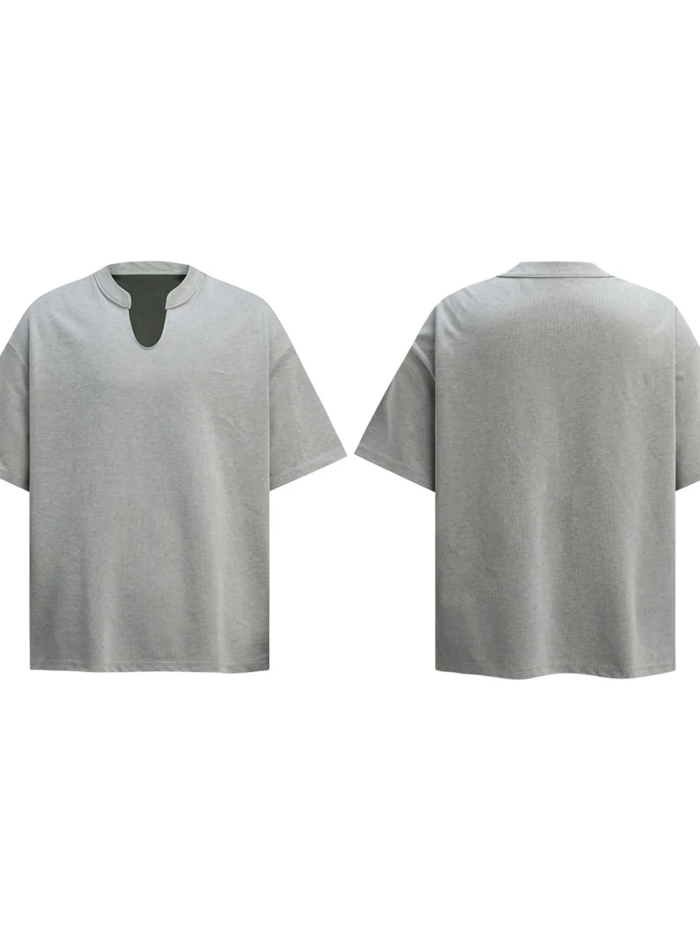 Men's Lightweight Breathable Notched T-Shirt, image 4