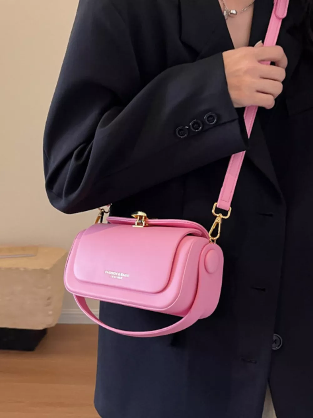 PU Leather Flap Crossbody Bag, image 13