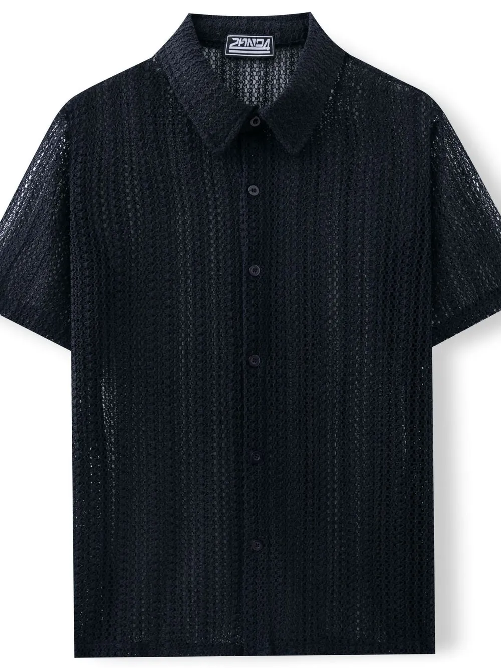 Men's Plus Size Button Down Short Sleeve Shirt, image 5