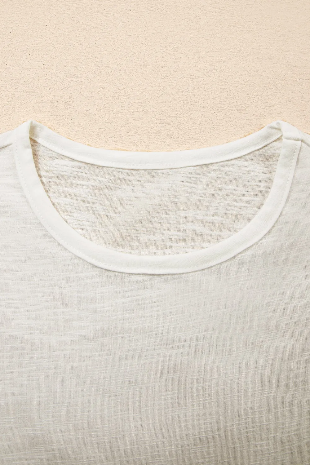 Ruffled Round Neck Cap Sleeve Blouse, image 2