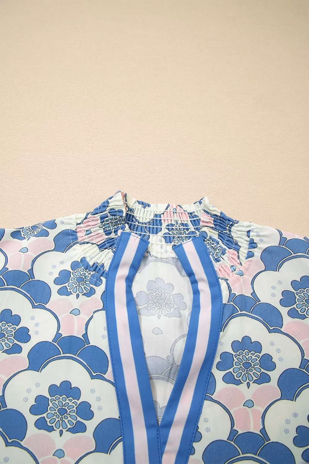 Floral Print Puff Sleeve Blouse, image 9
