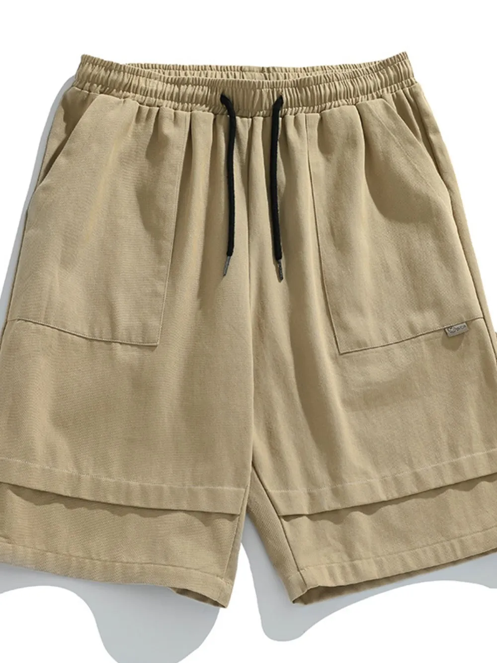 Men's Plus Size Drawstring Shorts with Pockets, image 5