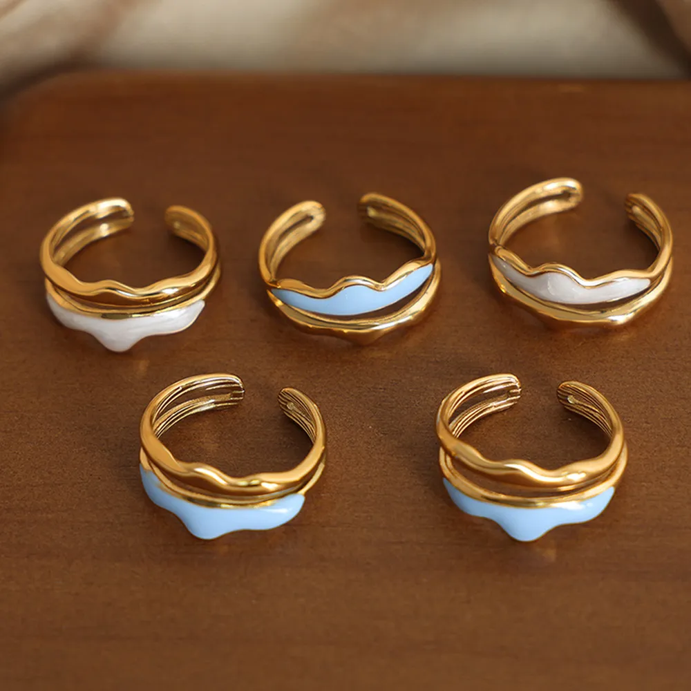 18K Gold-Plated Open Ring, image 4