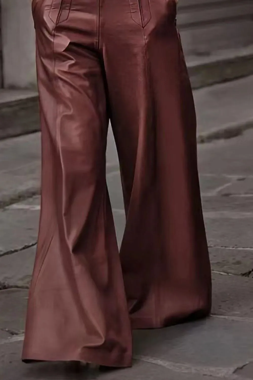 High Waist Wide Flare Pants, image 5