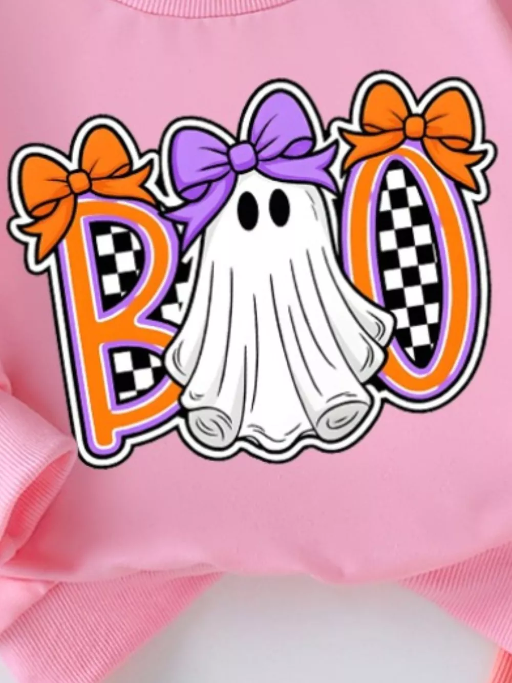 Children's Halloween Graphic Sweatshirt and Flare Pants Set, image 14