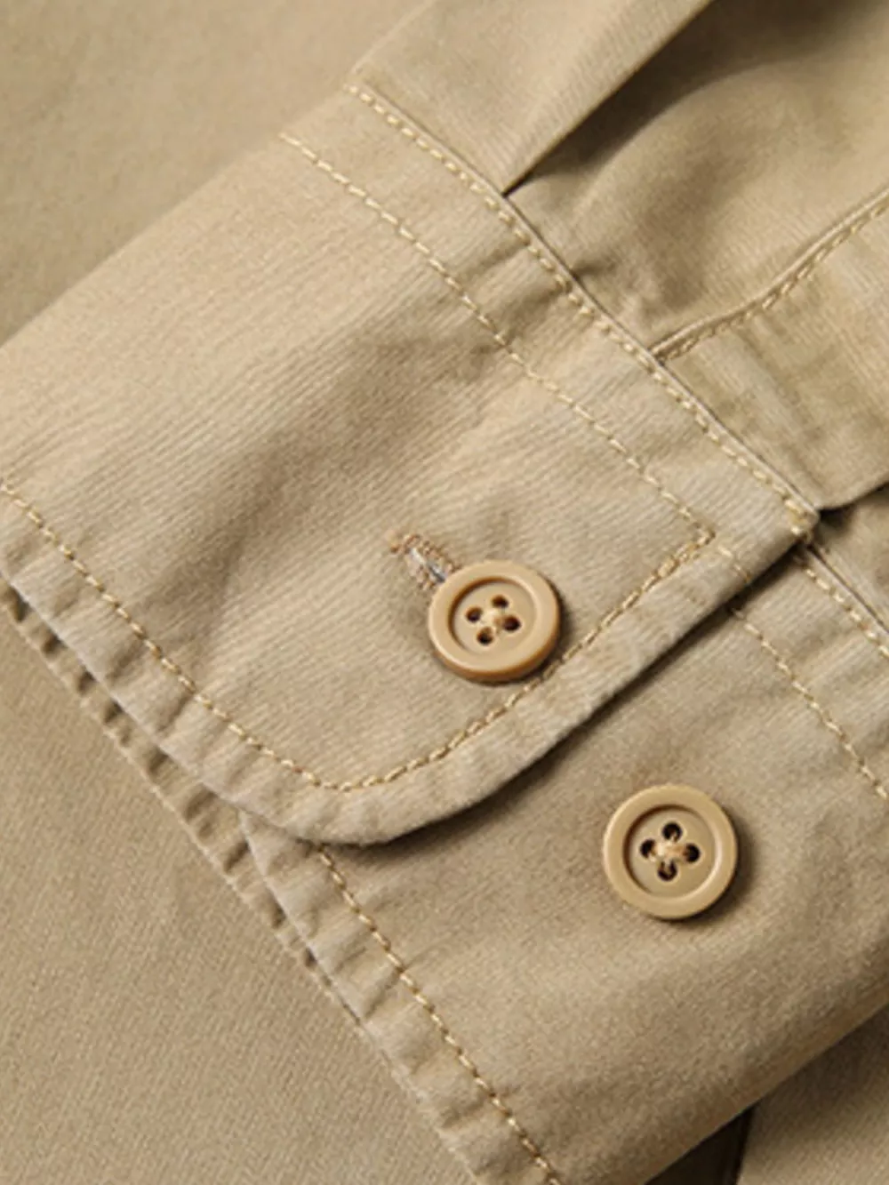 Men's Plus Size Casual Long-Sleeve Shirt, image 3